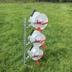 Geared Reel Kit For Electric Fence with 3 x 3:1 Geared Reels