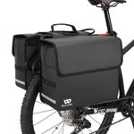 WEST BIKING 36L Waterproof Bike Bicycle Double Panniers Bag Trunk Bag Rack Pack