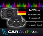 Crunch DSX462 6"x 4" 2 Way Coaxial Car Speakers Custom Fit, Top Sound, Bargain!!