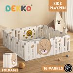 Dekko Baby Playpens Kids Safety Gate Activity Center Toddler Fence Play16 Panels