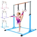 Gymnastics Kids Horizontal Bars Training Kip Bar Adjustable Height Gym Home Gift