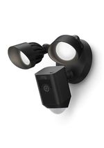 Ring Floodlight Cam Wired Plus Outdoor Security Camera 1080p HD Video Black