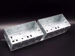 Schneider Media Plate Mounting Box / 2x 2 Gang Back Box • GGBSB4722M