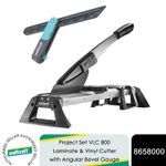 Wolfcraft Project Set VLC 800 Laminate & Vinyl Cutter with Angular Bevel Gauge