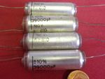 6x NOSTALGIA CAPACITOR 39nF 160V = STYROFLEX very high quality! D13x40mm 25466