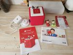 Red Tonies Box With Charger Cable Tonie Starter Set Tonie Bundle + extra tonie