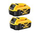 Genuine Dewalt DCB184 5.0ah 18v XR Lithium Ion Li-Ion Battery Twin Pack
