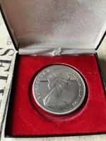 1970 BAHAMAS QUEEN ELIZABETH II 2 DOLLAR .925 SILVER COIN