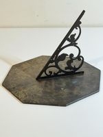 Vintage Brookbrae Ltd London Garden Sundial Bronze/Gunmetal GMT BST 20th C
