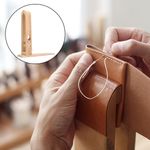 Leather Stitching Pony Clamp Hand Sewing Horse Vice Wooden Leathercraft Tool