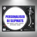 Personalised Slipmats 1 Pair 12" Custom DJ Turntable Vinyl *Posted In Cardboard*