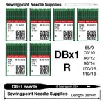Groz Beckert Industrial Sewing Machine Needles DBx1 1738 16x257 R DB1 All Sizes