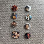 DURAN DURAN BUNDLE OF 8 VINTAGE BUTTON STYLE PIN BADGES FROM THE 1980's 25 mm 1"