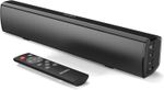 MAJORITY Bowfell Bluetooth Sound bar for TV | 50 Watts Powerful 2.0 Stereo Sound