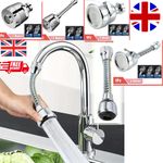 Water Kitchen Tap Head Saving Faucet Extender Sink Spray Aerator 360° Swivel