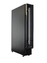 HYE Wine Cooler 7 Bottle Under Counter 15cm Slim, 22L Touch Controls LED Display