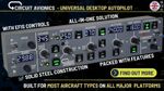 Universal Autopilot MCP with EFIS Controls - Professional Flight Sim Hardware