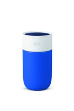 MINI Genuine Travel Mug Colour Block 300ml Blazing Blue White Indigo Insulated