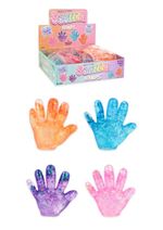 Glittery Squishy Squeeze Hand – Stress Relief Sensory Toy for Kids & Adults