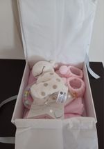 Baby Newborn Girl Shower Welcome Gift Set Box  6 Pcs New