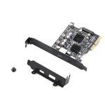 PCIe 3.0 to USB 3.2 Gen2 10Gbps Expansion Card Multiple Interfaces Type A/C/E
