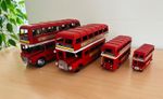 Vintage London Double Decker Bus, Retro Red Bus, City Sightseeing, Ornament