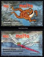 Malta 2001   Europa Pond Life SG1212 - SG1213 Unmounted Mint MNH