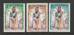 Jamaica 1964 Miss World set SG 214-216 Mnh.