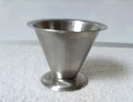 Ridderwold Norway Conical Stainless Steel Tea Strainer Cup Base Measure Vintage
