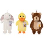 Childrens Animal Hot Water Bottle - Cozy, Safe & Fun Bedtime Companion