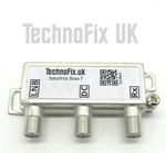 Satellite bias tee DC power injector with F type connectors - ideal for QO-100