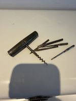 Vintage Brass Roundlet Pocket Multi Tool Set Corkscrew Screwdriver Spares