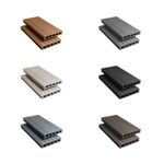 Any SQM 6 Colours of WPC Composite Decking 3.6m Boards + All Fixings/Edgings