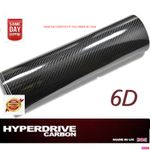 Black 6D Carbon Fibre Vinyl Wrap Premium Top Quality Air bubble free UK