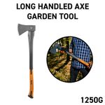Heavy Duty Long Handled Axe, Garden Tool, Chop Cut Wood Trees Log Splitter