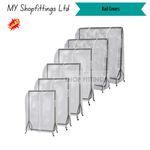 Clear Clothes Rail Cover Strong Garment Coat Hanger Protector Zipped in 7 Sizes