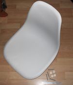 Seat HoverKart HoverCart Hover Go Kart Cart Plastic White + 4 Bolts + 4 Washers