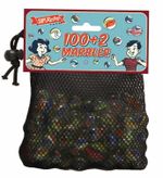 100+2 Traditional Assorted Colourful Classic Retro Glass Marbles Kids Game
