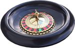 LARGE 16 Inch / 40 cm Large Roulette Wheel and 2 balls SLIGHT WOBBLE - CLEARANCE