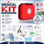 First Aid Kit Medical Kit Travel Kit Home Car Taxi Work Travel 1ST Aid Bag 391pc