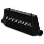 UNIVERSAL DIRENZA MVT INTERCOOLER 450x227x65MM FRONT FMIC CORE UPGRADE BLACK