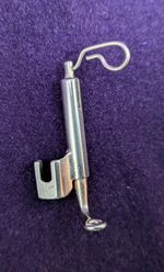 Vintage Low Shank Sewing Machine Sprung Darning/Embroidery Foot for Singer etc