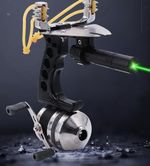 Bowfishing Slingshot Catapult Kit Reel Darts/Laser Sight for Fishing Hunting