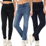MYT Womens Straight Leg Magic Shaping Jeans Stretch High Waisted Ladies Denim