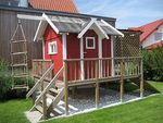 Children's Playhouse Blueprint Playhouse Stilt House Patio Sweden House Garden House
