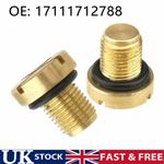 Vent Screw Brass Radiator Coolant Bleed Screw for BMW E36 E39 E90 D 17111712788
