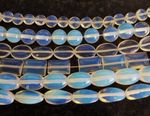 14.5-15.5''opalite moonstone round & faceted 4mm-14mm coin rectangle oval beads