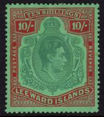 LEEWARD IS 1938-51 10s 1st PRINTING, SG 113, MINT, USUAL STREAKY GUM, CAT. £200