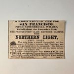 Nath'l Winsor & Co. Regular Line For San Francisco 1860 Boston Ad 5AK9-S42