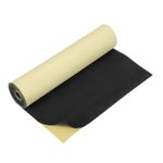 EVA Foam Roll with Adhesive Backing 2mm 1/16" Thick 78"x13" Black